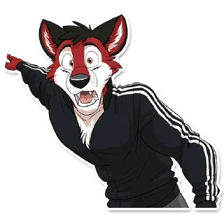 Sticker Wolf Ezo - 8