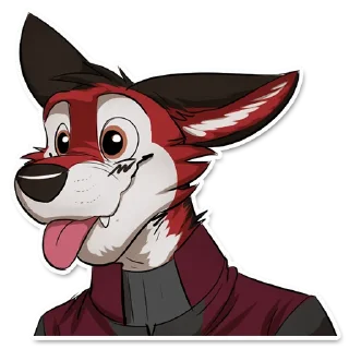 Sticker Wolf Ezo - 4