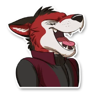 Sticker Wolf Ezo - 9