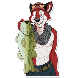 Sticker Wolf Ezo - 1