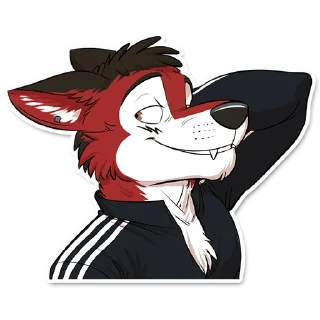 Sticker Wolf Ezo - 5
