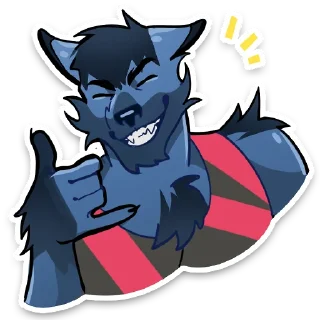 Sticker Ruff by TAOUS. - 2