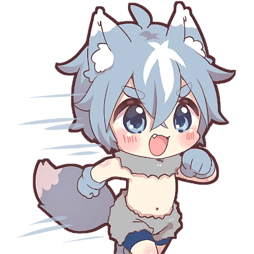 Sticker Wolf_boy_Nyasticks - 1