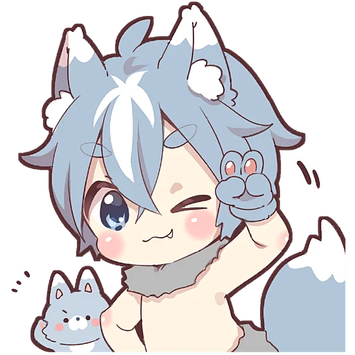 Sticker Wolf_boy_Nyasticks - 1