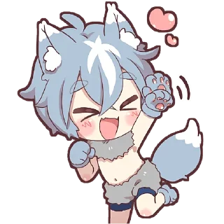 Sticker Волчёнок @Nyasticks - 5