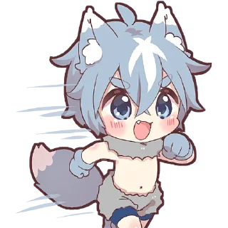 Sticker Волчёнок @Nyasticks - 11