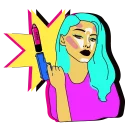 Sticker Girls Power @stickersb2b - 9