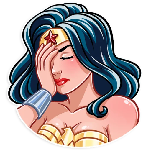 Sticker Wonder Woman - 3
