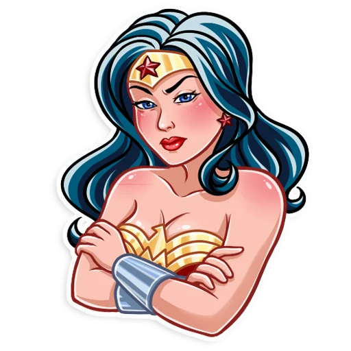 Sticker Wonder Woman - 2