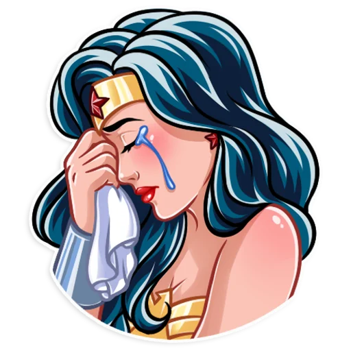 Sticker Wonder Woman - 1