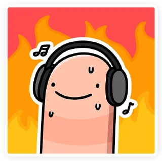 Sticker Червяк Петя @blablacomics - 0