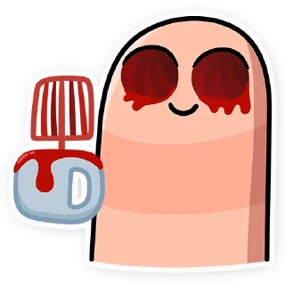 Sticker Червяк Петя @blablacomics - 10