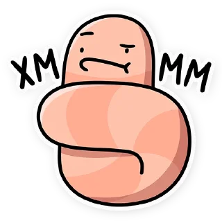 Sticker Червяк Петя @blablacomics - 5