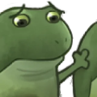 Стикер WorryFrog @Jen👑 - 3