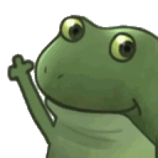 Стикер WorryFrog @Jen👑 - 10