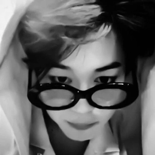 black and white human face person