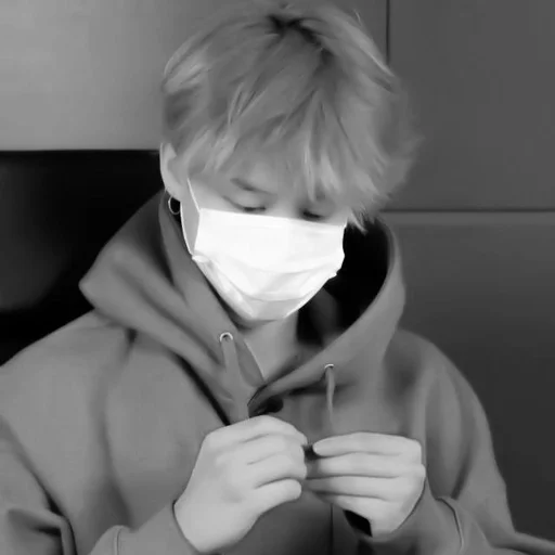 person black and white indoor