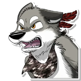 Sticker Wulfer Wolf - 7