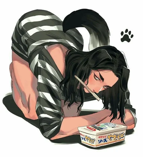 cartoon illustration anime