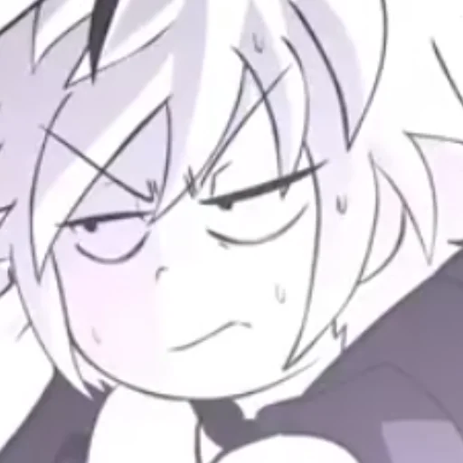 эскиз иллюстрация аниме