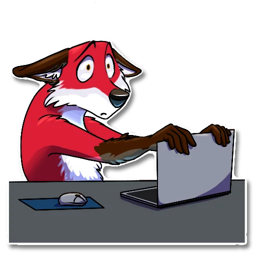 Sticker Xavier Fox, by Una - 9