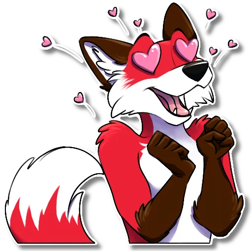 Sticker Xavier Fox, by Una - 7