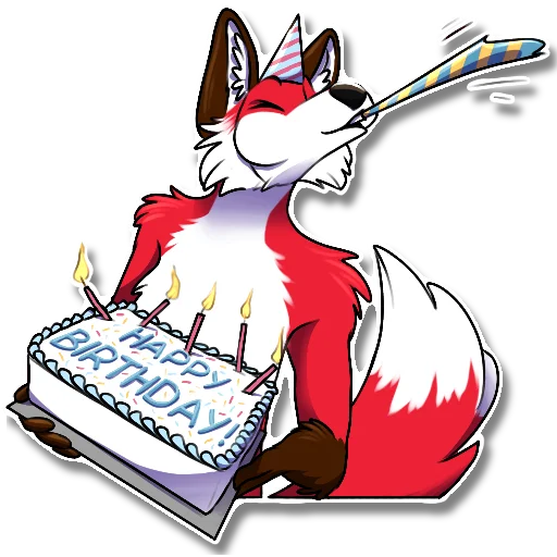 Sticker Xavier Fox, by Una - 6