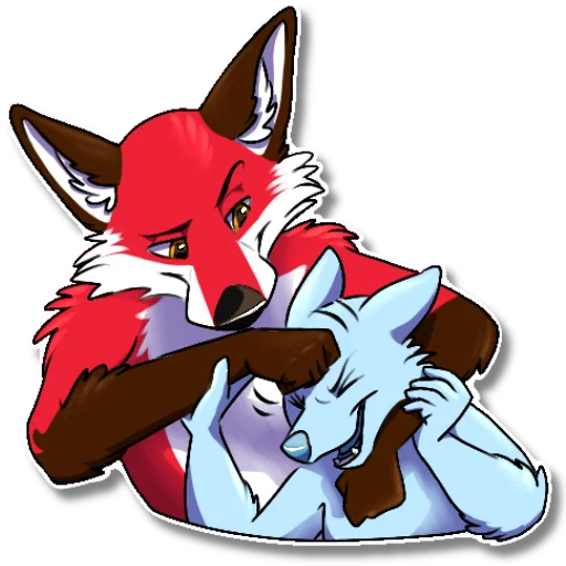 Sticker Xavier Fox, by Una - 5