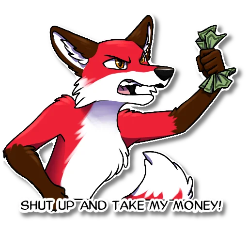 Sticker Xavier Fox, by Una - 0