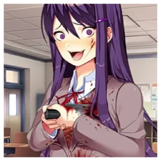 Sticker Наш канал - @animestickerb - 8