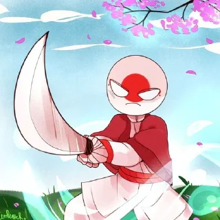 Стикер Countryhumans• - 9
