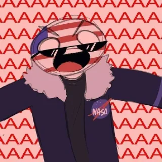 Стикер Countryhumans• - 7