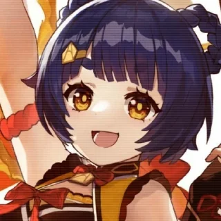 Стикер `Сян Лин | @genshinbyevico - 6