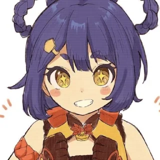 Стикер `Сян Лин | @genshinbyevico - 5