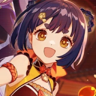 Стикер `Сян Лин | @genshinbyevico - 1