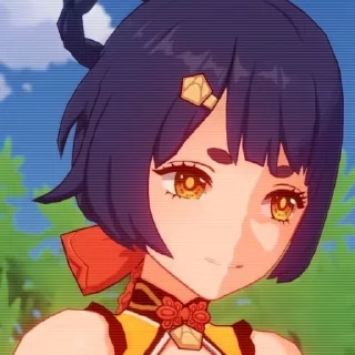 Стикер `Сян Лин | @genshinbyevico - 10