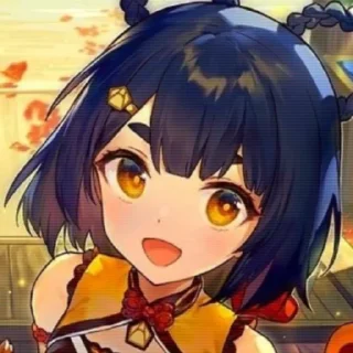 Стикер `Сян Лин | @genshinbyevico - 0