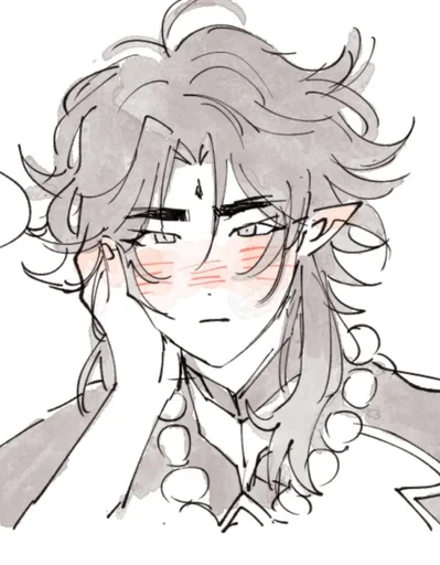 sketch illustration anime