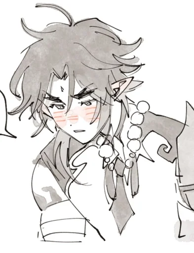 illustration sketch anime