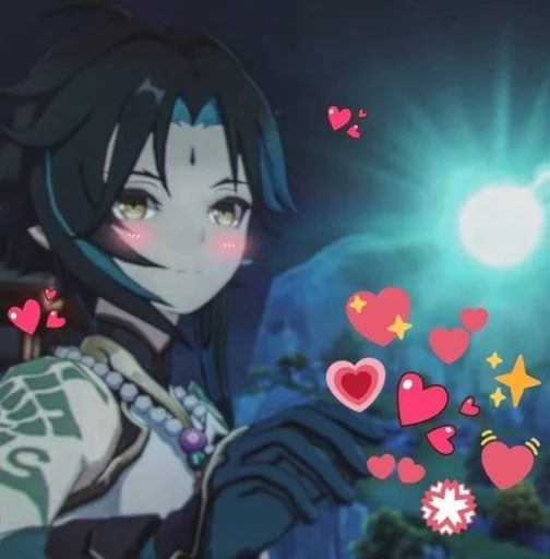 anime cartoon human face