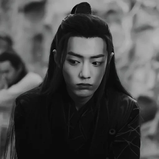 человеческое лицо Человек черно-белый