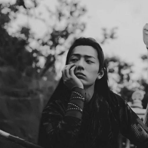 человеческое лицо на открытом воздухе Человек