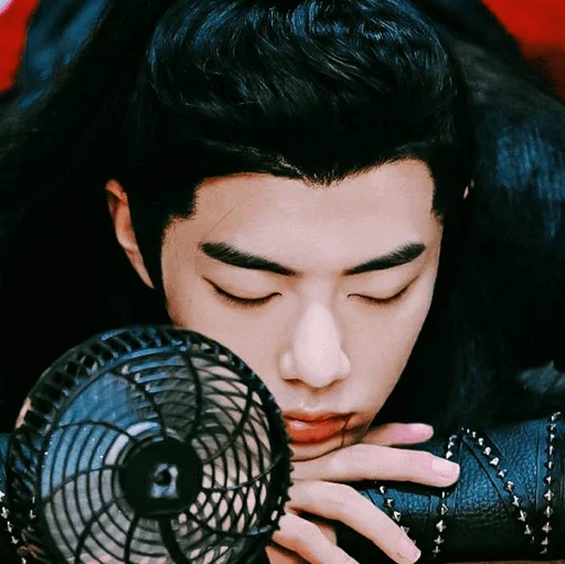 human face person fan