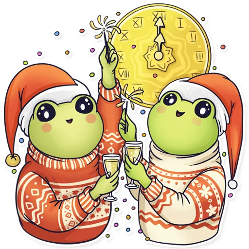 🎄Frogs🎄@MasterLamaArt - 