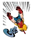 Sticker X-MEN Wolverine - 4