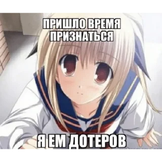 Sticker Высер дотера - 1