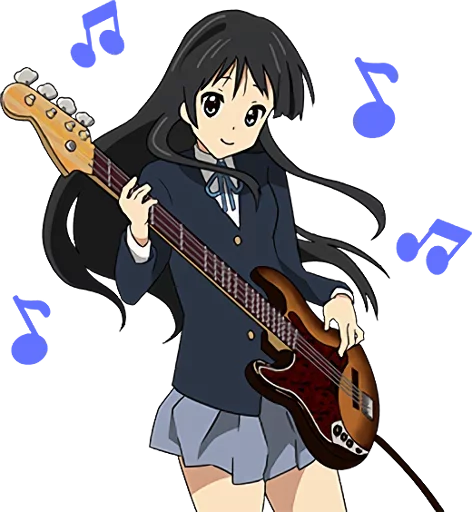 anime guitar musical instrument