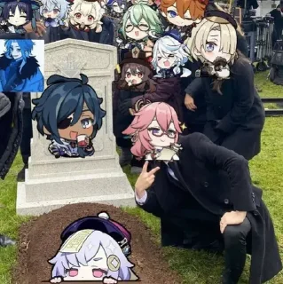 Стикер Мемыфлудикафремине - 3