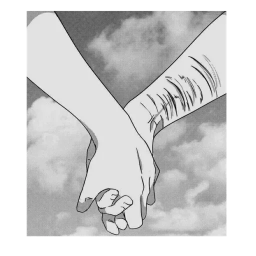 cloud sketch black and white