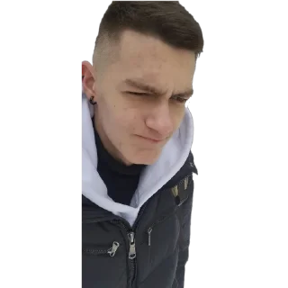 Sticker Я обычный парень Андрей - 0